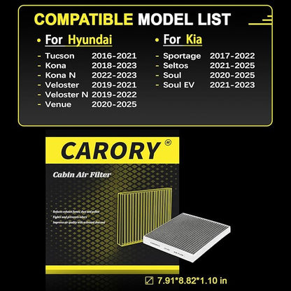 Cabin Air Filter w/Activated Carbon - Image 2