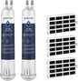 GLACIER FRESH Compatible with 4396841 Refrigerator Water Filter, Filter 3 by GLACIERFRESH
