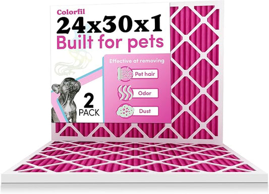 24x30x1 Air Filter by Colorfil | Color Changing Filters by ColorfilAirFilters