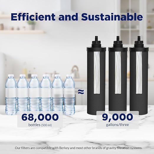 Membrane Solutions UV Countertop Water Filtration System, Stainless Steel 2.25G - Image 6
