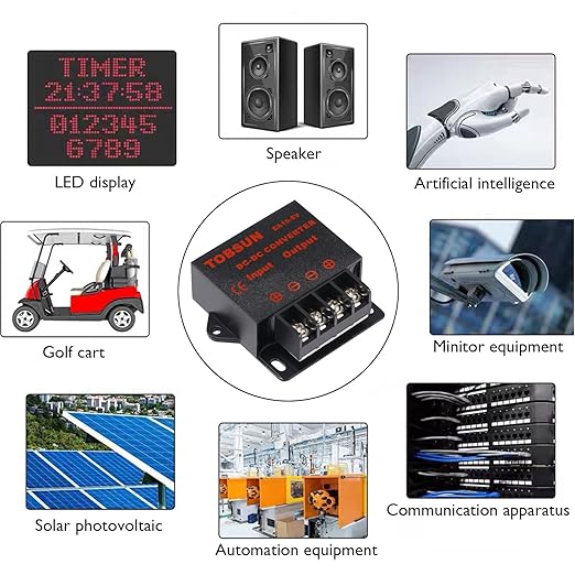DC 12V/24V to 5V 15A Step Down Converter - Voltage Regulator Buck Converter Power Supply Transformer