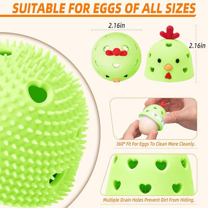 Egg Brush Cleaner, Egg Scrubber Tool - Image 6