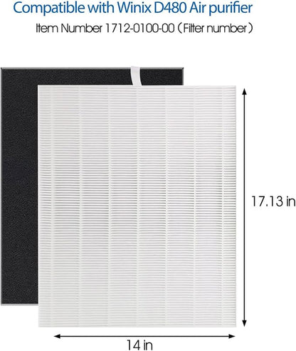 D480 True HEPA Replacement Filter D4, Compatible - Image 4
