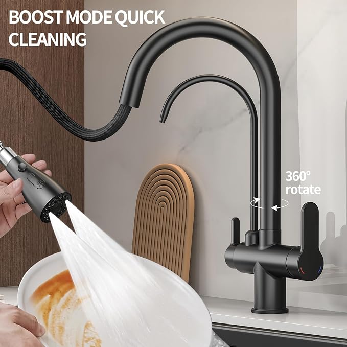 Kitchen Sink Faucet with Pull - Image 9
