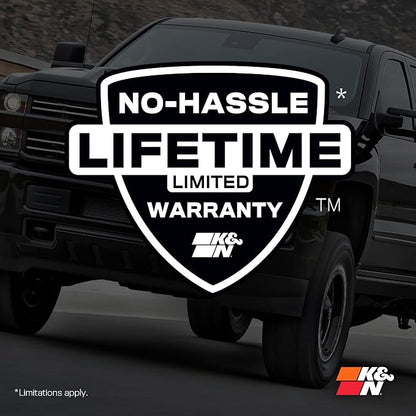 K&N Performance Diesel High-Flow Lifetime Engine Air Filter: Increase Power: - Image 7