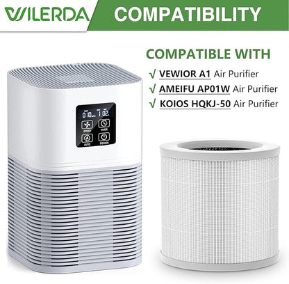 4 Pack A1 Replacement Filter Compatible - Image 3
