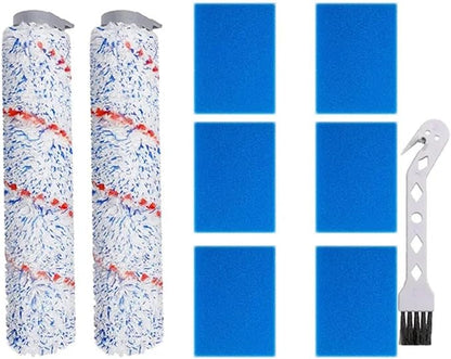 Hand-held Floor Scrubbers Roller Brush Hepa Filter Sponge Parts。Compatible by Unknown