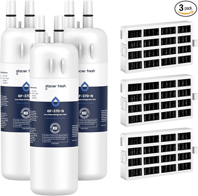 GLACIER FRESH EDR1RXD1 Refrigerator Water Filter Compatible by GLACIERFRESH
