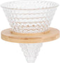 AUNMAS Glass Coffee Dripper Pour Over, Reusable Paperless Filter Funnel by AUNMAS