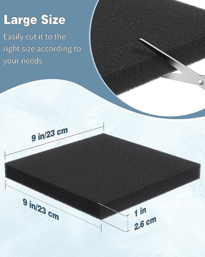 Pawfly 9" L x 9" W Aquarium Filter Media Sponge Aquarium Filter Media Pad - Image 7