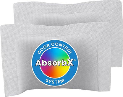 iTouchless 2-Pack AbsorbX Deodorizers Absorbs, Natural Activated Carbon by iTouchless
