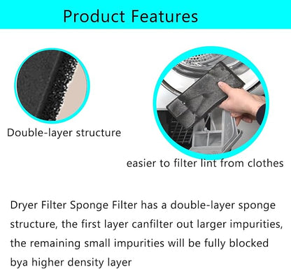 5Pcs 481010716911Dryer Filters 5-Hole Design - Image 2