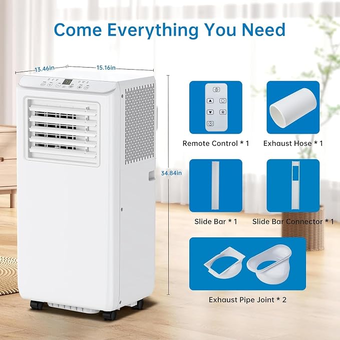 8000 BTUs Portable Air Conditioner - Image 6