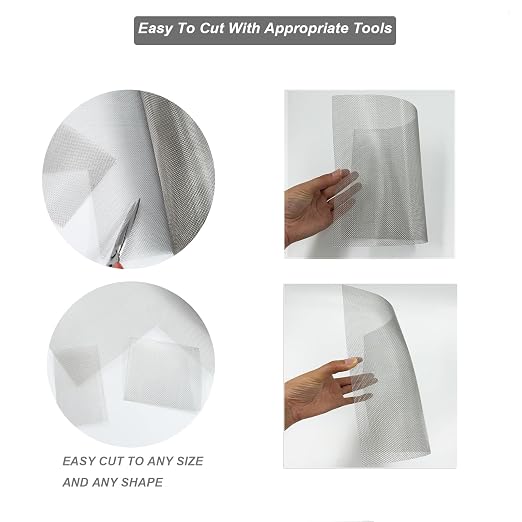 6PACK 304 Stainless Steel Metal Mesh Screen, 20Mesh 1mm Hole Fine Wire Mesh - Image 5