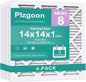 14x14x1 Air Filter MERV 8 MPR 600 Pleated Air Conditioner HVAC AC Furnace Air by Unknown