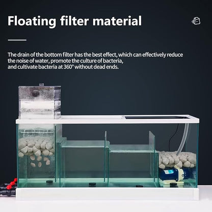 UPETTOOLS Aquarium Biological Filter Media, 1.2 Inch Floating Ceramic Bio Media - Image 4