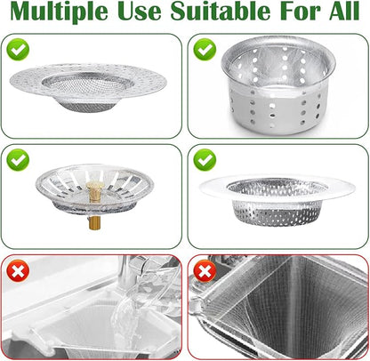 400 Pcs Disposable Mesh Sink Strainer Bags, Kitchen Sink Strainer Mesh Bag - Image 4