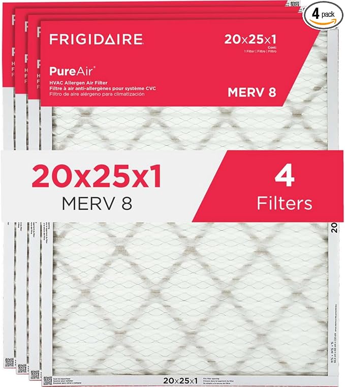 Frigidaire PureAir® 20" x 25" x 1" MERV Allergen 8 Air Filter by Frigidaire