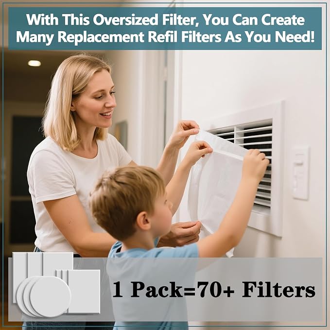 MERV 8 Filter Material, 23 Ft² Cut to Fit Air Filter Material - Image 4