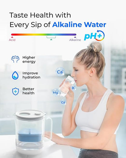 Waterdrop Glass Alkaline Water Filter Pitcher - Image 3