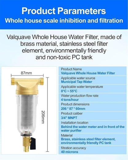 Spin Down Sediment Filters, 40-50 Micron Reusable Water Prefilter System - Image 6