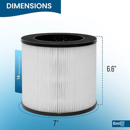 EMSU H13 True HEPA Replacement Filter, Compatible - Image 3