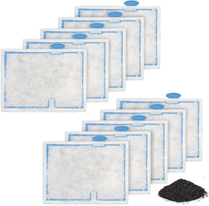 10 Pack Small Filter Cartridges Compatible by LEWEREST