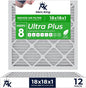 MervKing 18x18x1 Air Filter Actual Size: 17.7" x 17.7" x 0.75" MERV 8 MPR by MervKing