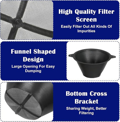 70 Pcs Paint Filter 100 mm Plastic Paint Strainer - Image 3