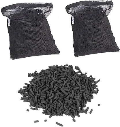Wave Point 10 lbs Premium Virgin Activated Carbon Charcoal Pellets in Media Bags by Wave+Point