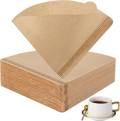 BYKITCHEN Size 02 Cone Coffee Filters, Disposable Paper Coffee Filters by BYKITCHEN
