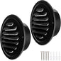 4 Inch Black Soffit Vent Cover, LouanXpert Stainless Steel Round Air Vent Cover by LouanXpert