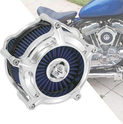 HDBUBALUS Motorcycle Air Filter Air Cleaner Intake System Cleaner Fit by HDBUBALUS
