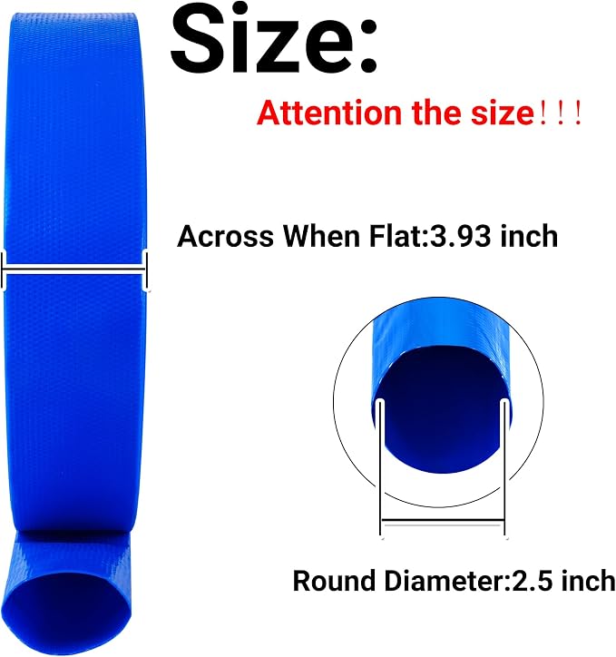 2.5" x 25 FT Pool Backwash Hose, - Image 2