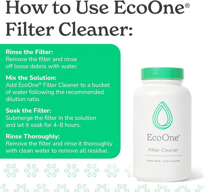 ecoone Filter Cleaner All-Natural Spa & Hot Tub Filter Cleaner | Foam-Free - Image 3