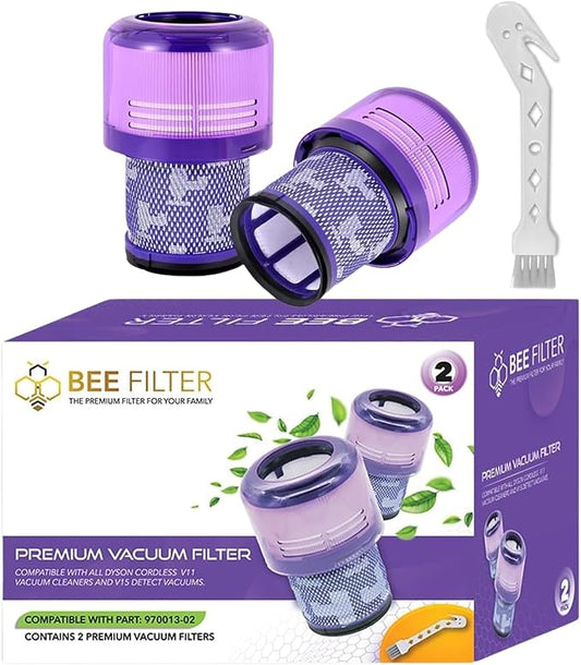 Dyson V15 Filter, V15 Detect Absolute, V15 Submarine, V15 Detect Filter by PremiumVacuumFilterBagsReplacement