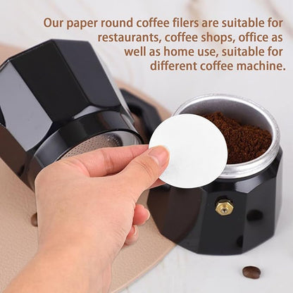 CEYAZYE 200 PCS Round Coffee Filter Paper, 56 mm Disposable Coffee Filters - Image 5