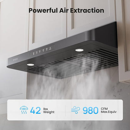 Range Hood 30 inch Under Cabinet, VIKIO HOME Hood Vents - Image 5