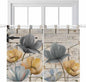 Spring Tulips Flower Kitchen Curtains 45 Inch Length, Short Cafe Window by Unknown