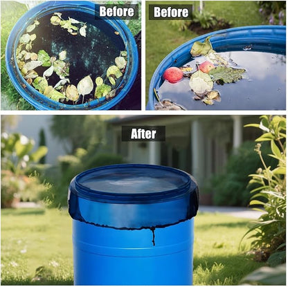 4 Pcs Rain Barrel Mesh Cover, 23.6 inch Water Collection Bucket Net - Image 3