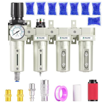 TAILONZ PNEUMATIC 0-240 PSI 1/2 Inch NPT Industrial Grade 4-Stage Air Drying by TAILONZPNEUMATIC