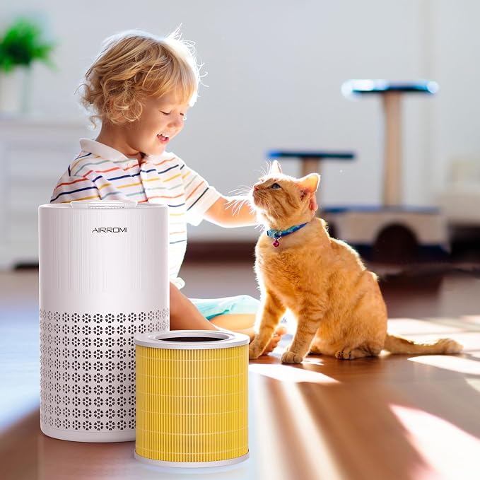 AIRROMI A2001 HEPA Air Purifier Replacement: Original 3-in-1 Filter, Removes - Image 9
