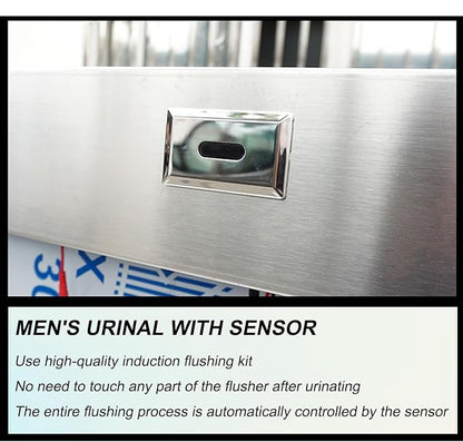 Wall-Mounted Stainless Steel Urinal Trough - Image 6