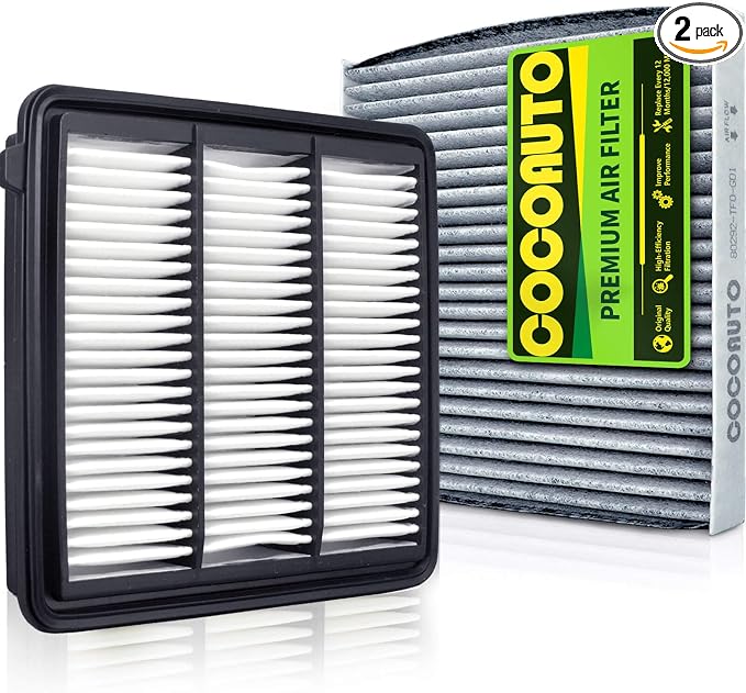 COCOAUTO Engine & Cabin Air Filter Kit by COCOAUTO