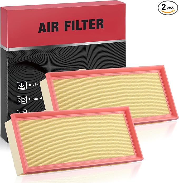 BDFHYK 2 PC Engine Air Filters Compatible by BDFHYK