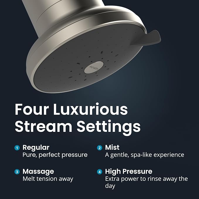 AquaTru Shower - High Pressure Shower Filter Removes Impurities from Hard Water - Image 4