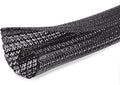 Moxita 25ft - 1/2 inch Cord Protector Cable Sleeve Split Wire Loom Tubing for Power Cord Audio USB Cable, Cord Sleeve Cable Management for TV Computer, Cord Protectors from Pets Chewing, Black