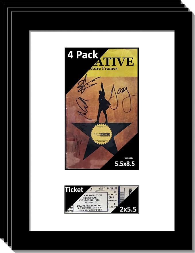 Creative Picture Frames 4Pk11X14-W Black Theatre Frame by CreativePictureFrames