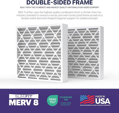 BNX TruFilter 20x20x4 MERV 8 Air Filter 2-Pack - Image 5