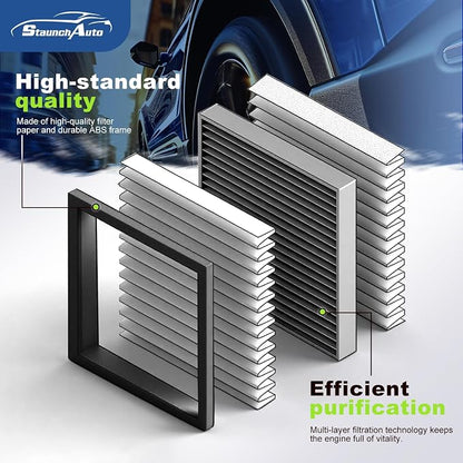 Engine & Cabin Air Filter for 2014-2018 Mazda 3/ 2014-2018 Mazda 3/2014-2021 - Image 3